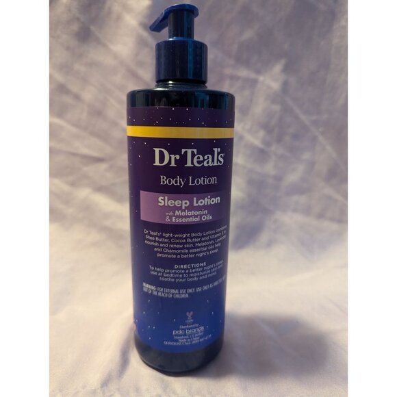 Dr Teals Sleep Lotion With Melatonin & Essential Oils 16 Oz Promotes Relaxation - Picture 1 of 2